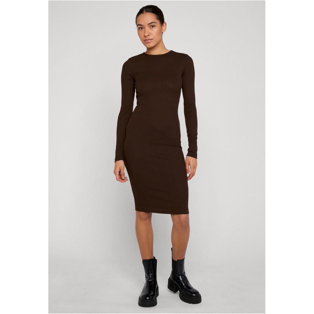 Urban Classics - Rib Robe crayon - Marron